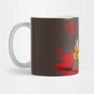 Zombie 8-Pack Bloodied Perkaholic on Brown Mug